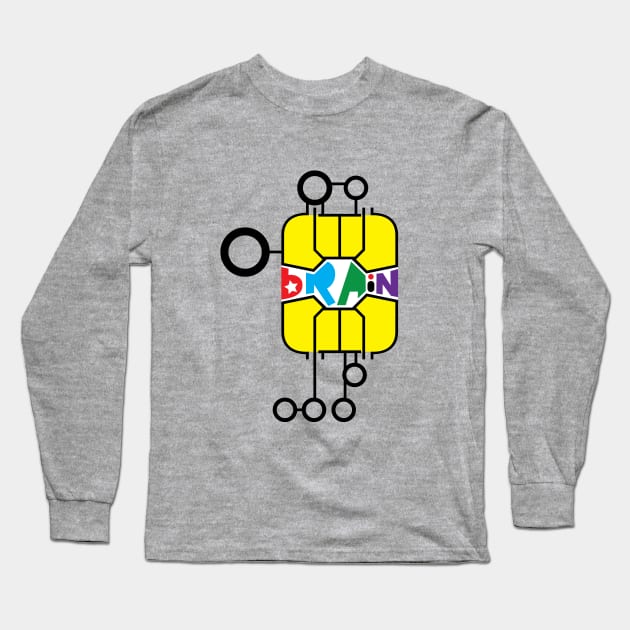 Chip Icon Long Sleeve T-Shirt by martinussumbaji